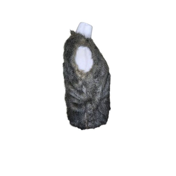 Glamsia Faux Fur Sleeveless Vest Womens Size S Brown Festival Boho - Picture 2 of 6